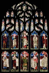 Ashton Under Lyne, Albion Congregational Church, Morris & Co., Edward Burne-Jones, Südliches Querschiff